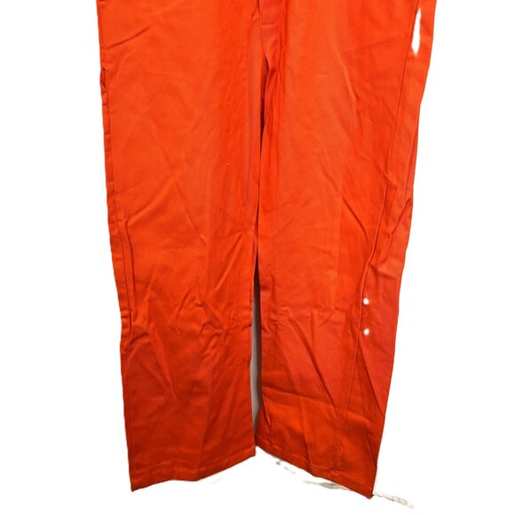 Orange Coveralls Official Garment Corporation of America 100% Cotton  46 RG - Picture 5 of 14
